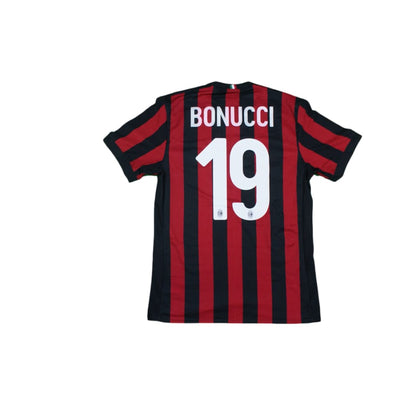 Maillot de foot Milan AC domicile N°19 BONUCCI 2017-2018 - Adidas - Milan AC