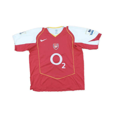 Maillot de foot retro Arsenal N°10 BERGKAMP 2004-2005 - Nike - Arsenal