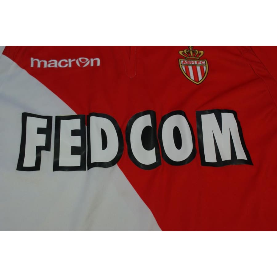 Maillot de foot rétro domicile AS Monaco 2013-2014 - Macron - AS Monaco