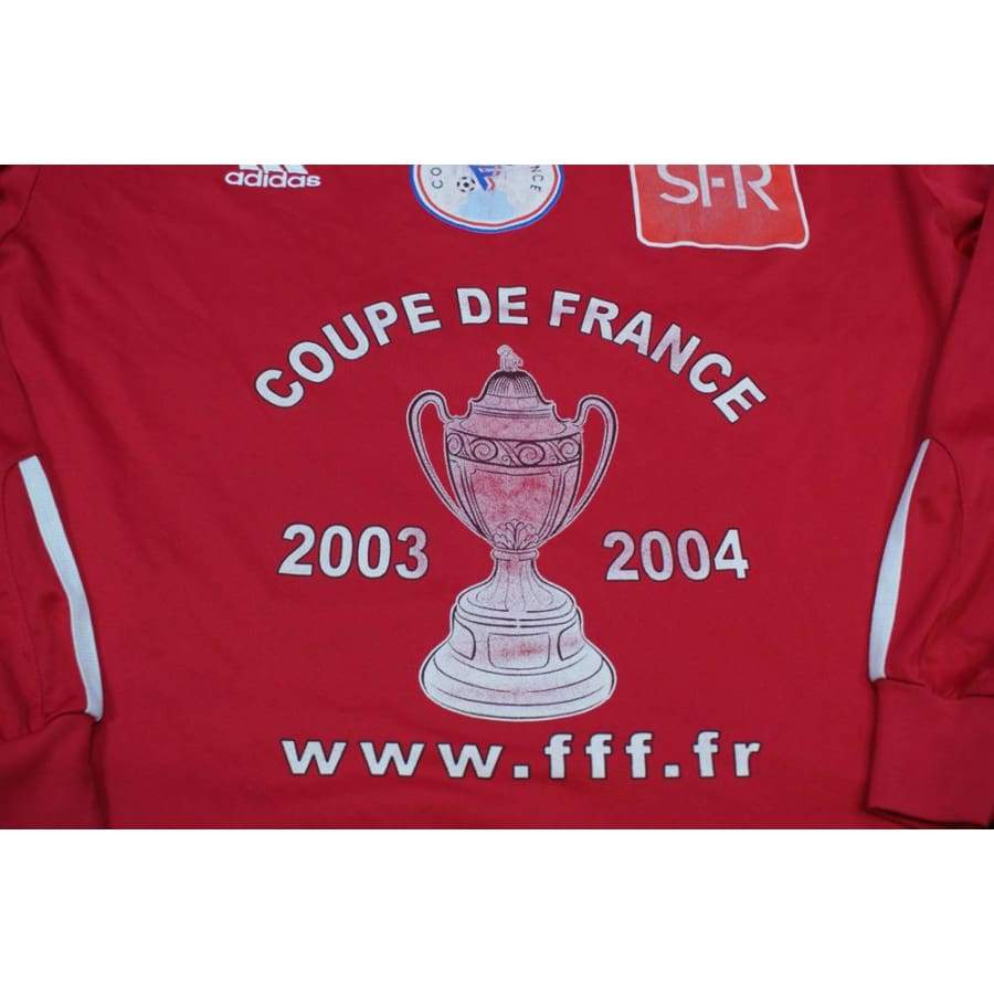 Maillot de foot rétro domicile Coupe de France N°12 2003-2004 - Adidas - Coupe de France