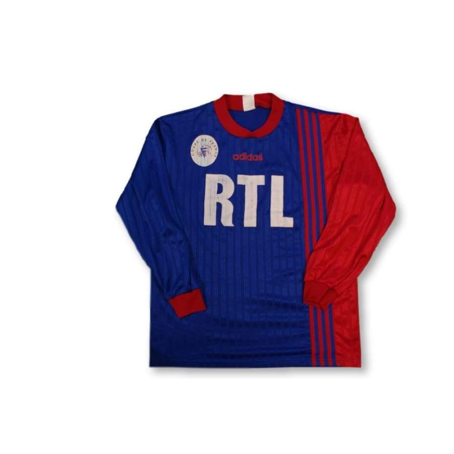 Maillot de foot rétro domicile Coupe de France N°2 années 1990 - Adidas - Coupe de France