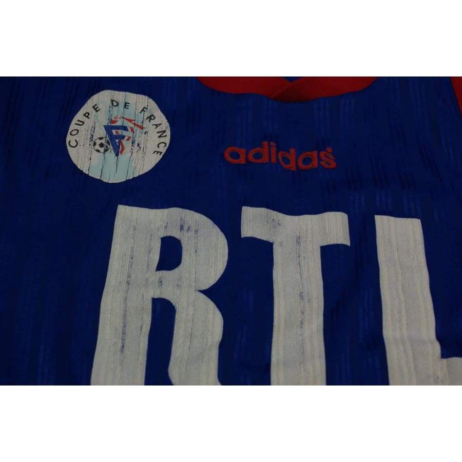 Maillot de foot rétro domicile Coupe de France N°2 années 1990 - Adidas - Coupe de France