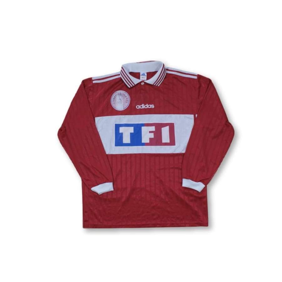 Maillot de foot rétro domicile Coupe de France TF1 N°13 années 1990 - Adidas - Coupe de France