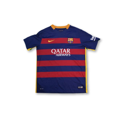 Maillot de foot rétro domicile enfant FC Barcelone N°10 YOANN 2015-2016 - Nike - Barcelone