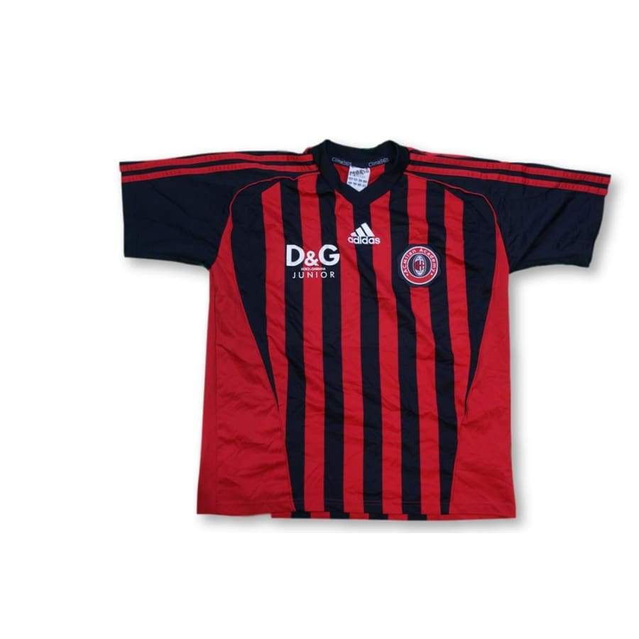 Maillot de foot rétro domicile enfant Milan AC Academy années 2000 - Adidas - Milan AC