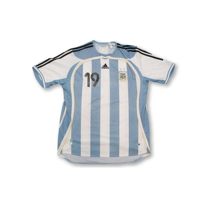 Maillot de foot rétro domicile équipe dArgentine N°19 MESSI 2006-2007 - Adidas - Argentine