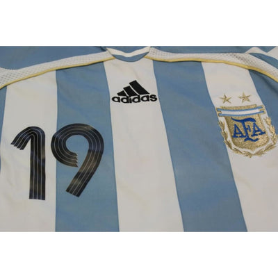 Maillot de foot rétro domicile équipe dArgentine N°19 MESSI 2006-2007 - Adidas - Argentine
