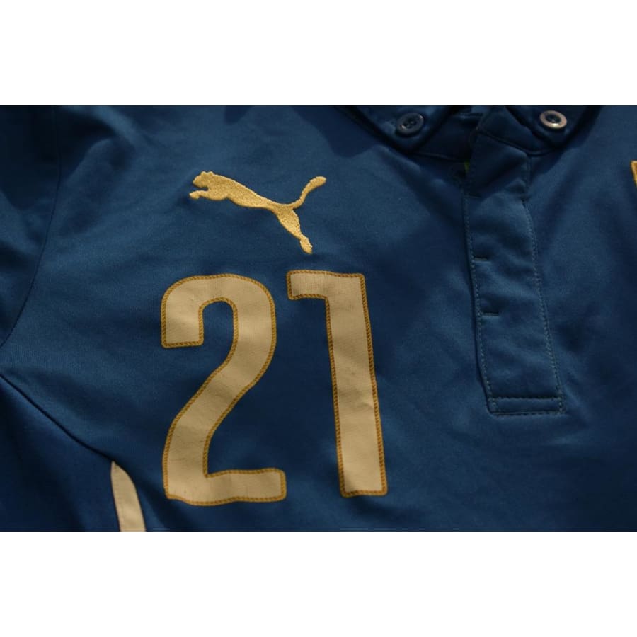 Maillot de foot rétro domicile équipe dItalie N°21 PIRLO 2014-2015 - Puma - Italie