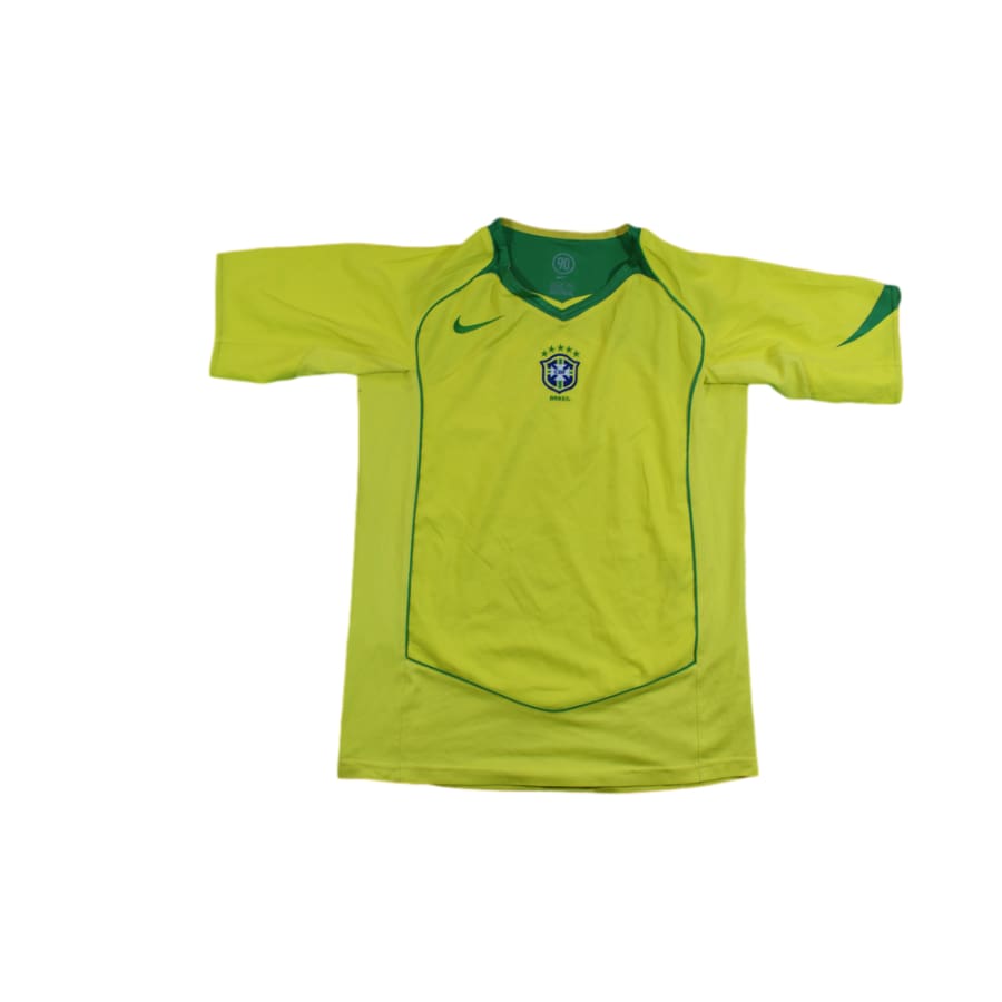 Maillot de foot rétro domicile équipe du Brésil 2004-2005 - Nike - Brésil