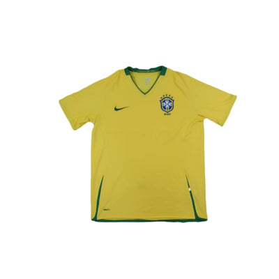 Maillot de foot rétro domicile équipe du Brésil 2008-2009 - Nike - Brésil