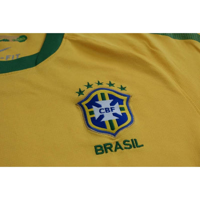 Maillot de foot rétro domicile équipe du Brésil 2010-2011 - Nike - Brésil