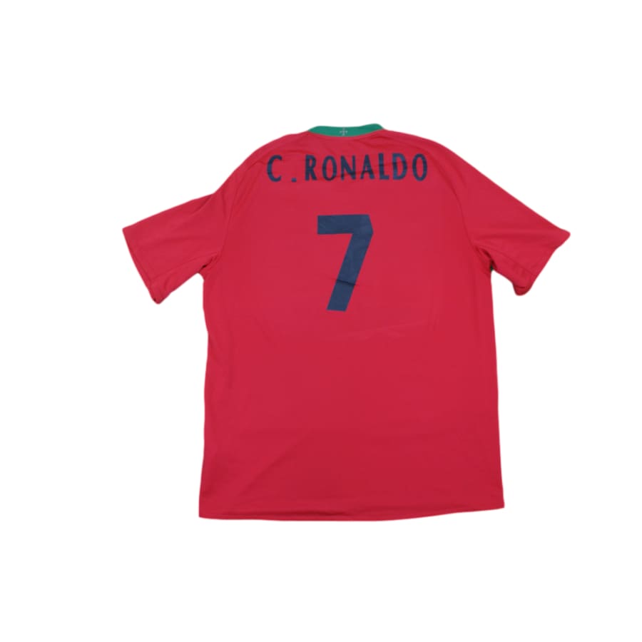 Maillot de foot rétro domicile équipe du Portugal N°7 C.RONALDO 2008-2009 - Nike - Portugal