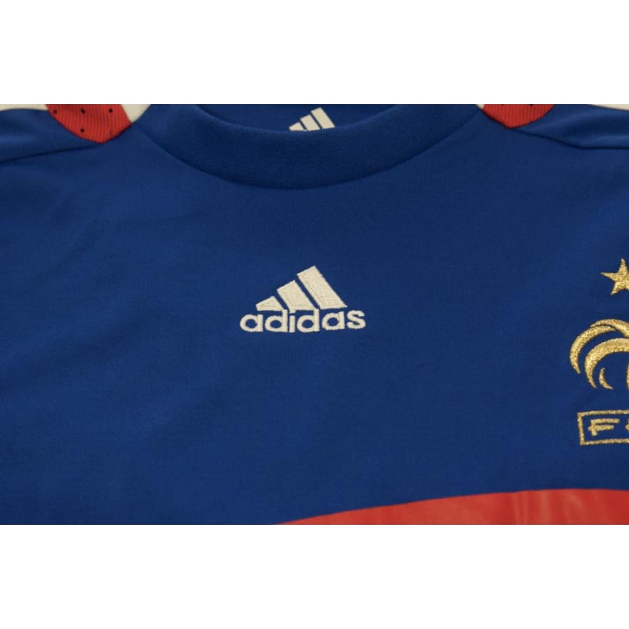 Maillot de foot rétro domicile Equipe de France 2008-2009 - Adidas - Equipe de France