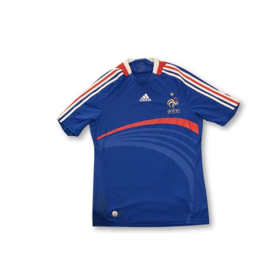 Maillot de foot rétro domicile Equipe de France 2008-2009 - Adidas - Equipe de France