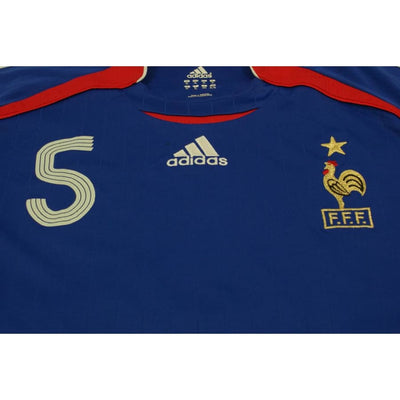 Maillot de foot rétro domicile Equipe de France Espoir N°5 SAKHO 2006-2007 - Adidas - Equipe de France