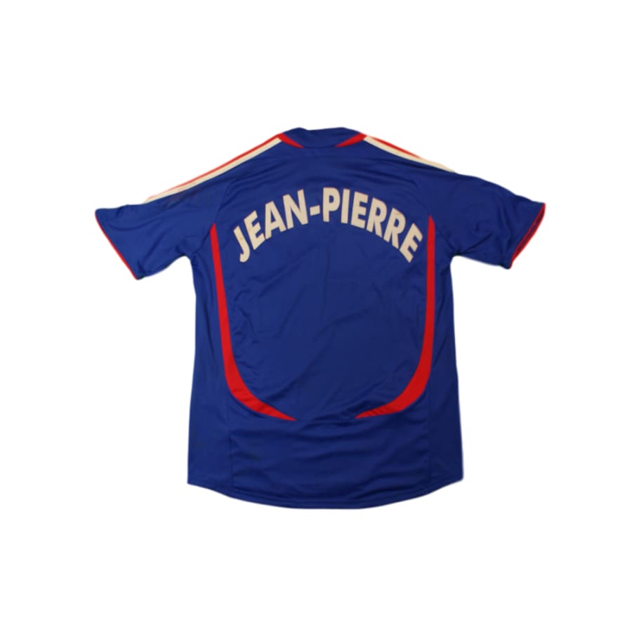 Maillot de foot rétro domicile Equipe de France JEAN-PIERRE 2006-2007 - Adidas - Equipe de France