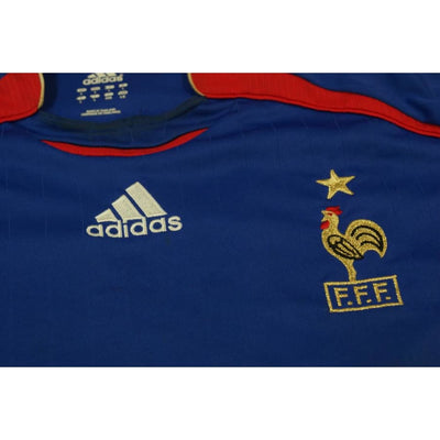 Maillot de foot rétro domicile Equipe de France JEAN-PIERRE 2006-2007 - Adidas - Equipe de France