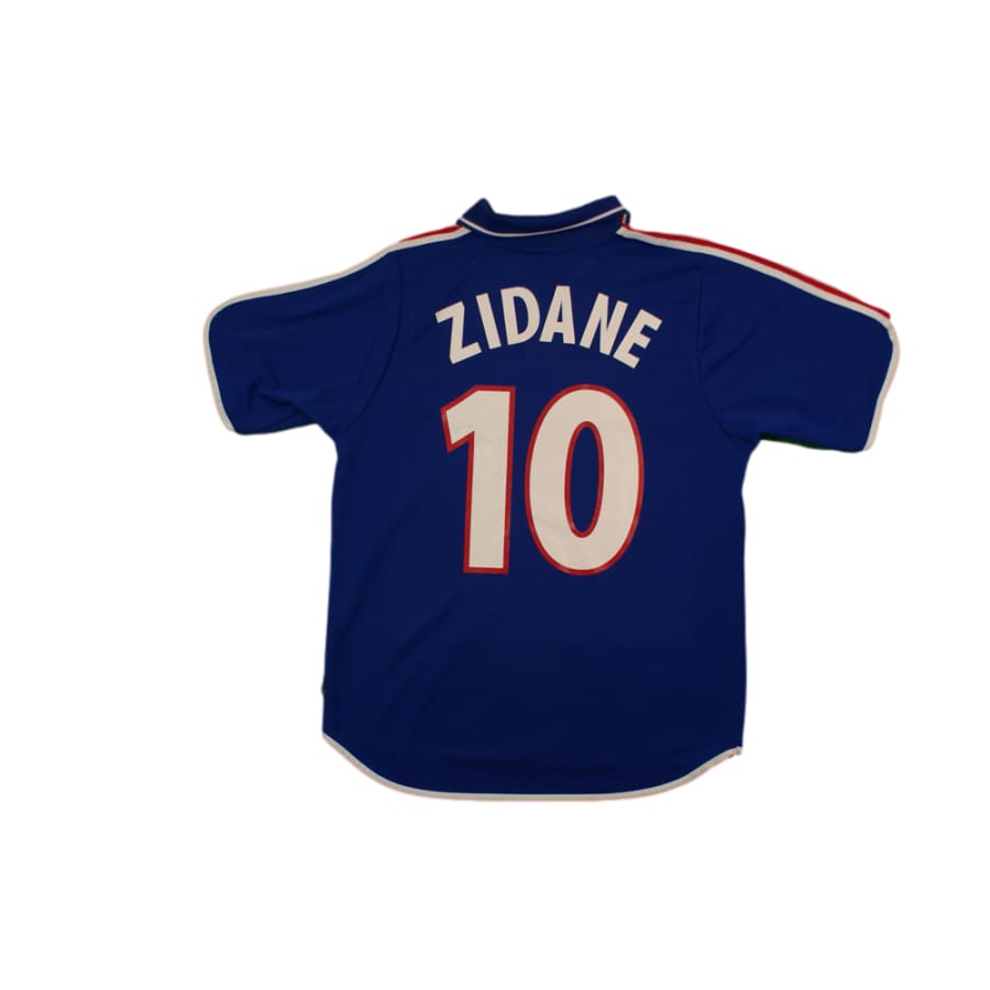 Maillot de foot rétro domicile Equipe de France N°10 ZIDANE 2000-2001 - Adidas - Equipe de France