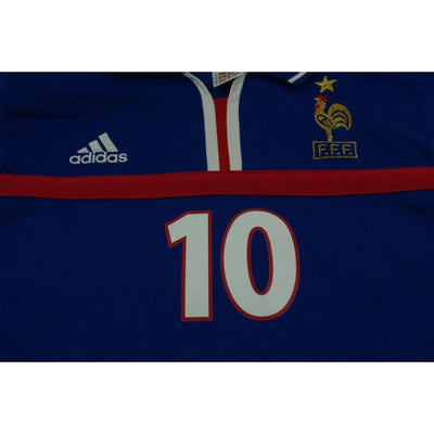 Maillot de foot rétro domicile Equipe de France N°10 ZIDANE 2000-2001 - Adidas - Equipe de France