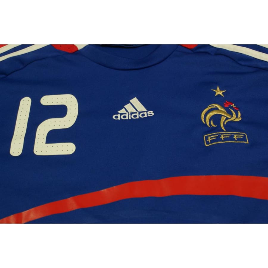 Maillot de foot rétro domicile Equipe de France N°12 HENRY 2008-2009 - Adidas - Equipe de France