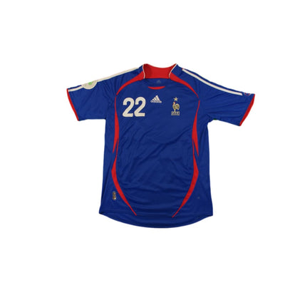 Maillot de foot rétro domicile Equipe de France N°22 RIBERY 2006-2007 - Adidas - Equipe de France