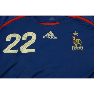Maillot de foot rétro domicile Equipe de France N°22 RIBERY 2006-2007 - Adidas - Equipe de France