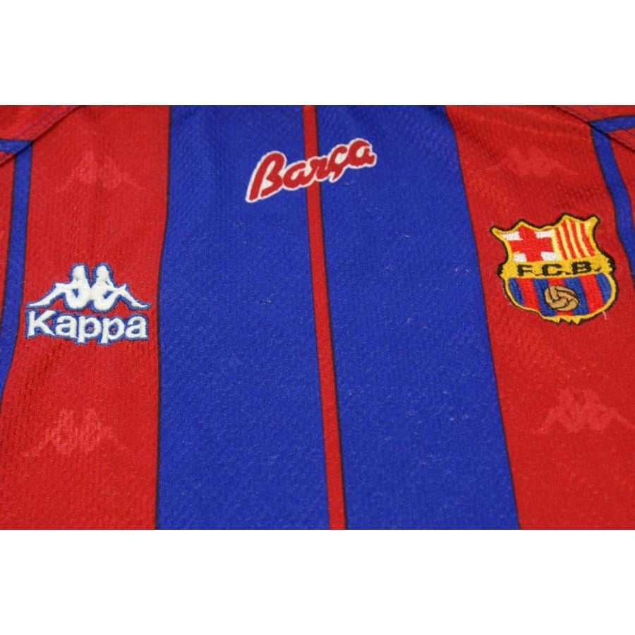 Maillot de foot rétro domicile FC Barcelone 1997-1998 - Kappa - Barcelone