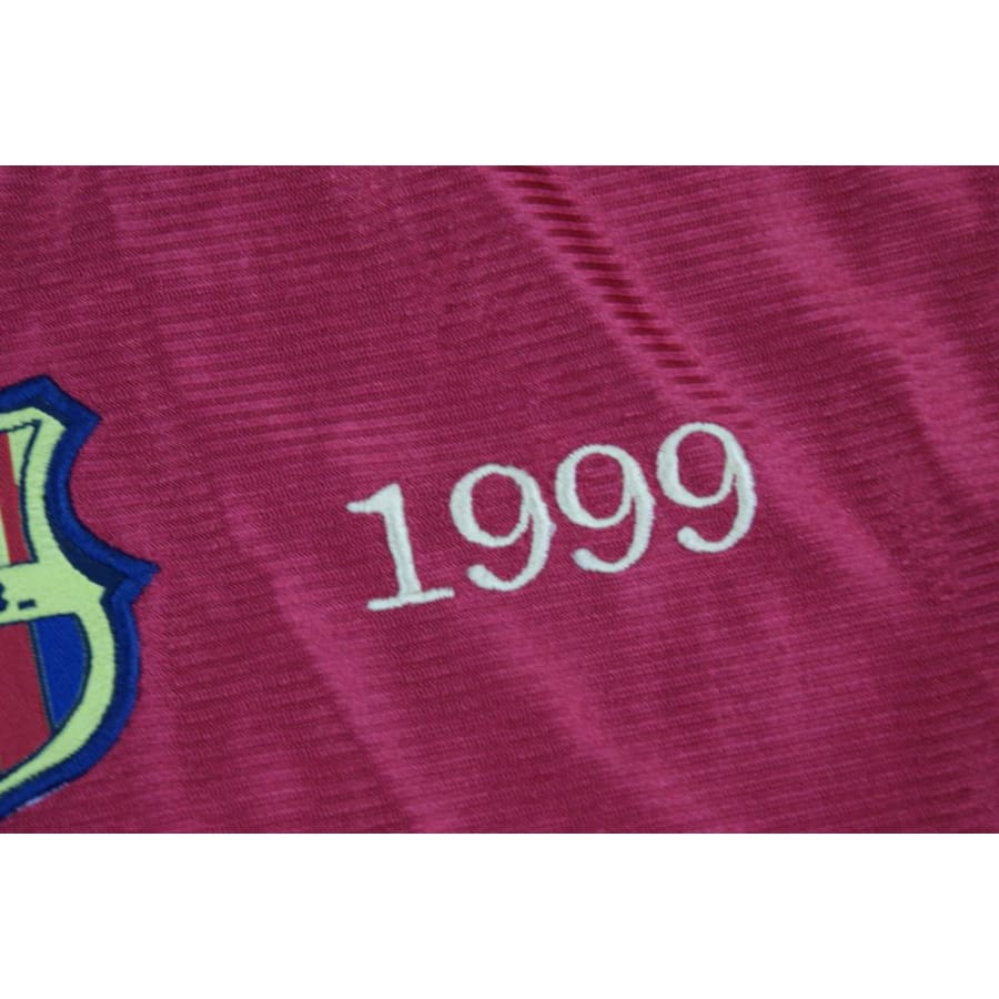 Maillot de foot rétro domicile FC Barcelone 1999-2000 - Nike - Barcelone