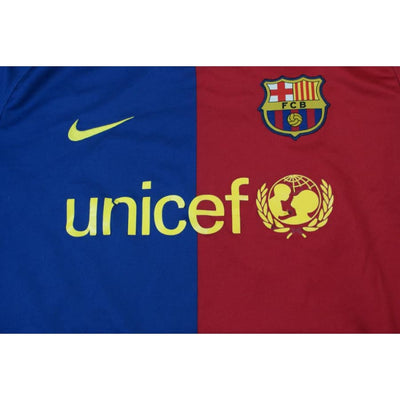 Maillot de foot rétro domicile FC Barcelone 2008-2009 - Nike - Barcelone