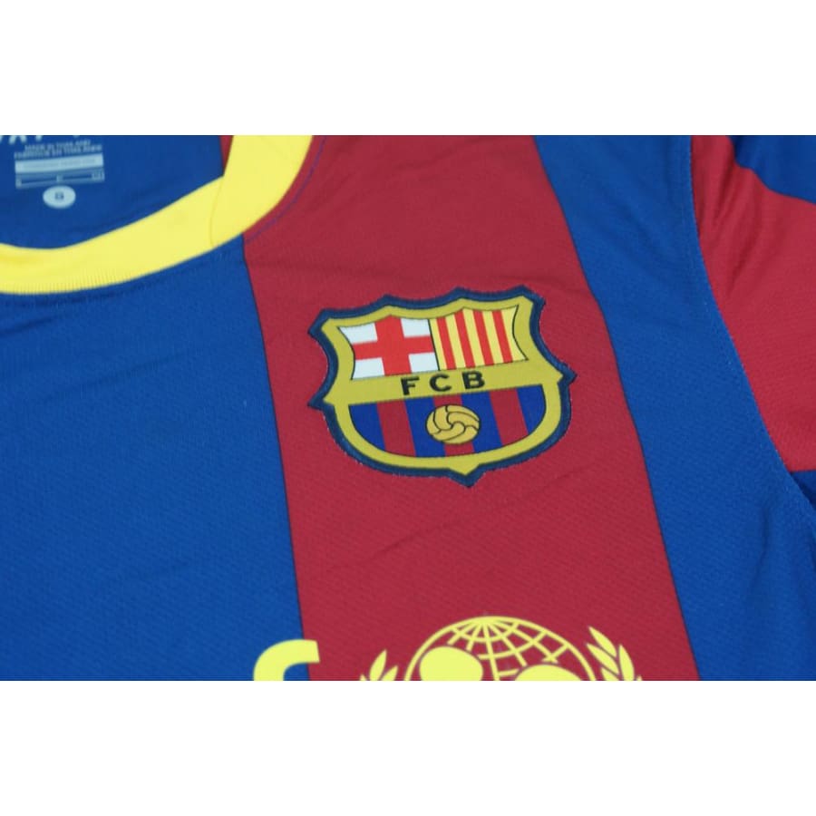 Maillot de foot rétro domicile FC Barcelone 2010-2011 - Nike - Barcelone