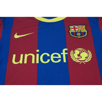 Maillot de foot rétro domicile FC Barcelone 2010-2011 - Nike - Barcelone