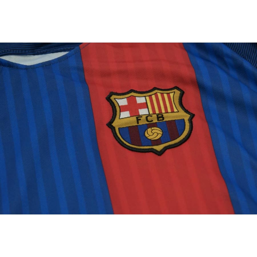 Maillot de foot rétro domicile FC Barcelone 2016-2017 - Nike - Barcelone