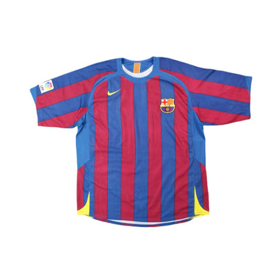 Maillot de foot rétro domicile FC Barcelone N°9 ETO’O 2005-2006 - Nike - Barcelone