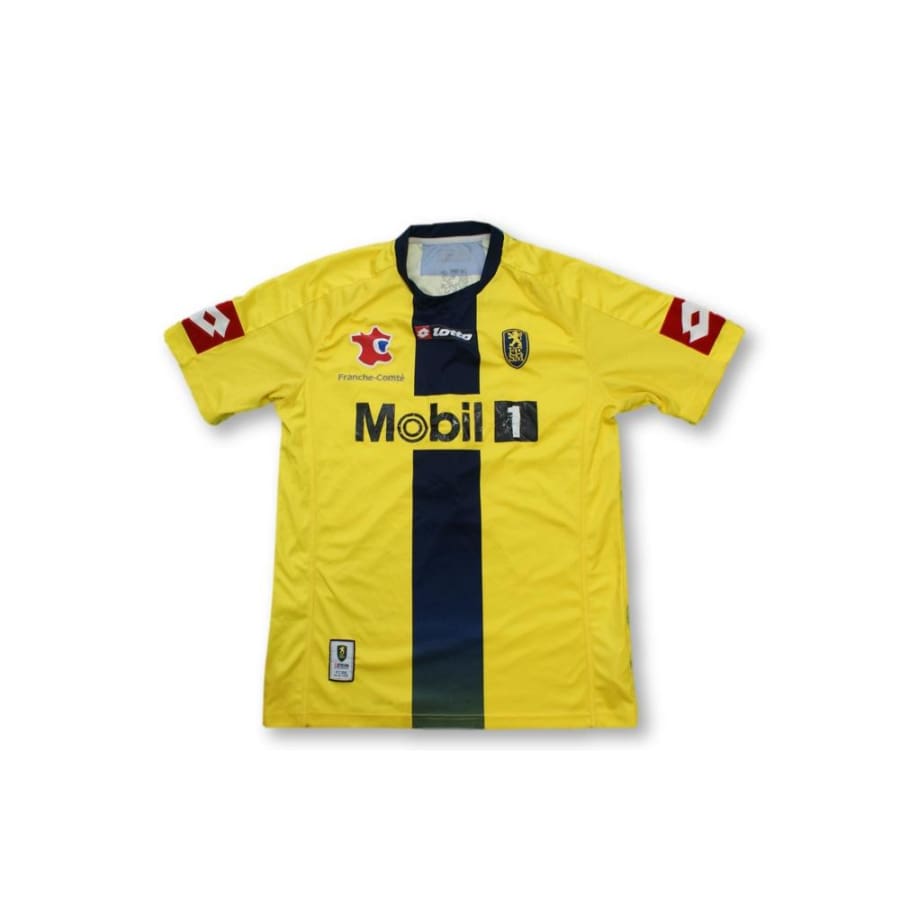 Maillot de foot rétro domicile FC Sochaux-Montbéliard N°3 JACQUOT 2008-2009 - Lotto - FC Sochaux-Montbéliard