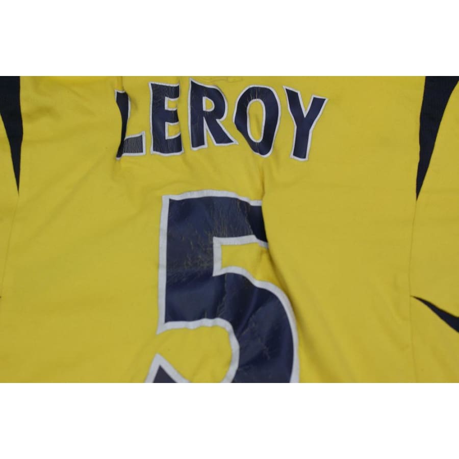 Maillot de foot rétro domicile FC Sochaux-Montbéliard N°5 LEROY 2006-2007 - Lotto - FC Sochaux-Montbéliard