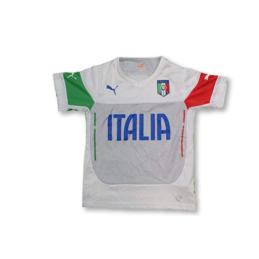 Maillot de foot rétro entraînement enfant équipe dItalie 2014-2015 - Puma - Italie