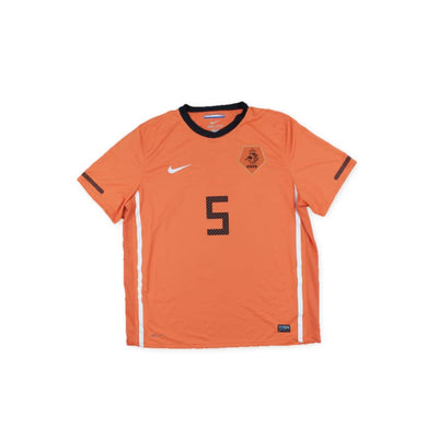 Maillot de foot retro équipe des Pays-Bas N°5 VANTHOURNOU 2010-2011 - Nike - Pays-Bas