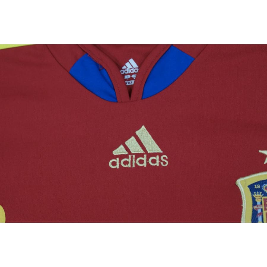 Maillot de foot retro équipe dEspagne N°7 DAVID VILLA 2010-2011 - Adidas - Espagne