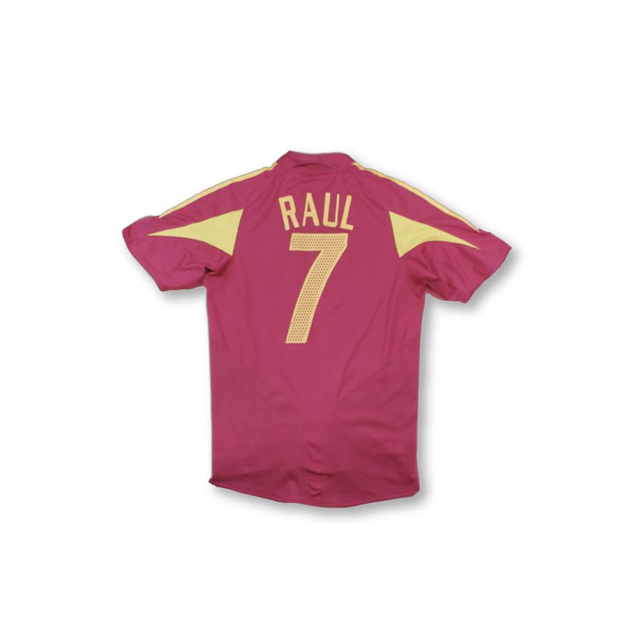 Maillot de foot retro équipe dEspagne N°7 RAUL 2004-2005 - Adidas - Espagne