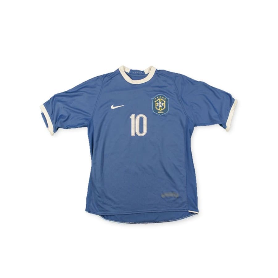 Maillot de foot retro équipe du Brésil n°10 RONALDINHO 2006-2007 - Nike - Brésil