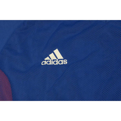 Maillot de foot retro Equipe de France dédicacé 2002-2003 - Adidas - Equipe de France