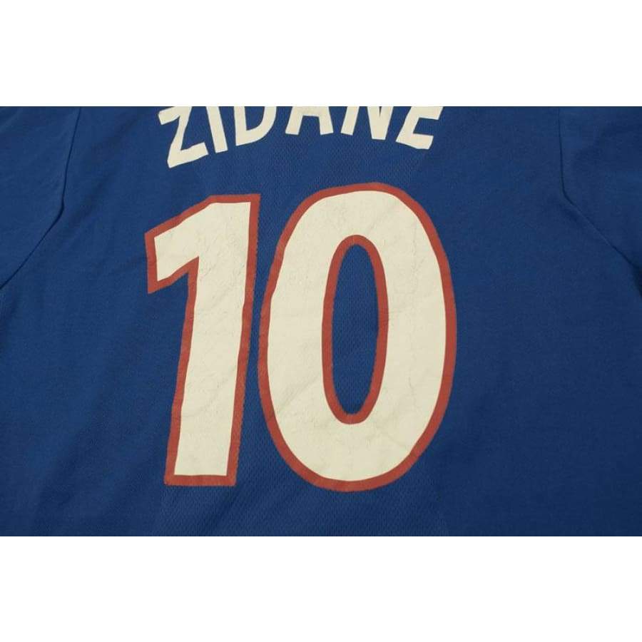 Maillot de foot retro Equipe de France n°10 ZIDANE 2000-2001 - Adidas - Equipe de France