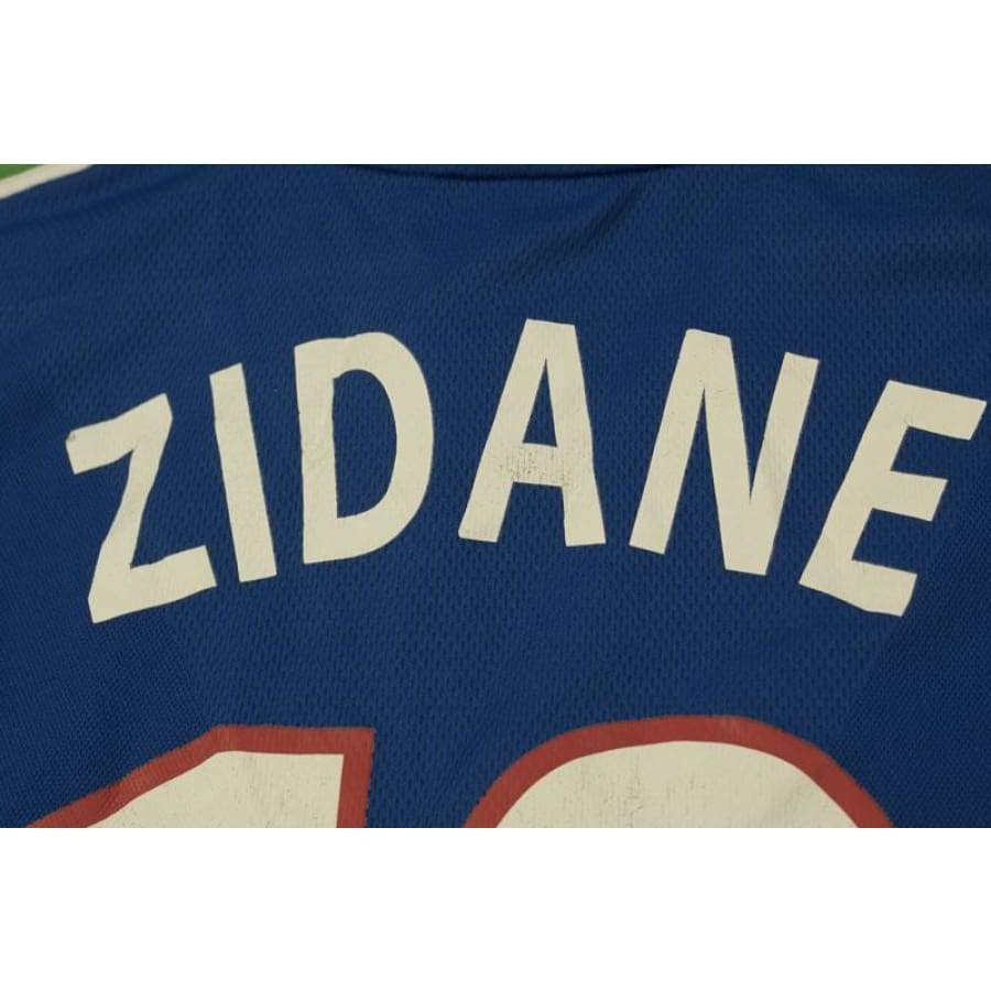 Maillot de foot retro Equipe de France n°10 ZIDANE 2000-2001 - Adidas - Equipe de France