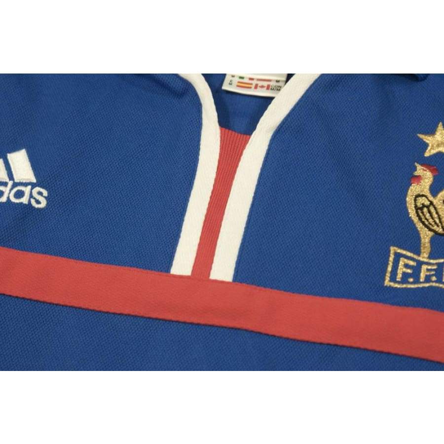 Maillot de foot retro Equipe de France n°10 ZIDANE 2000-2001 - Adidas - Equipe de France