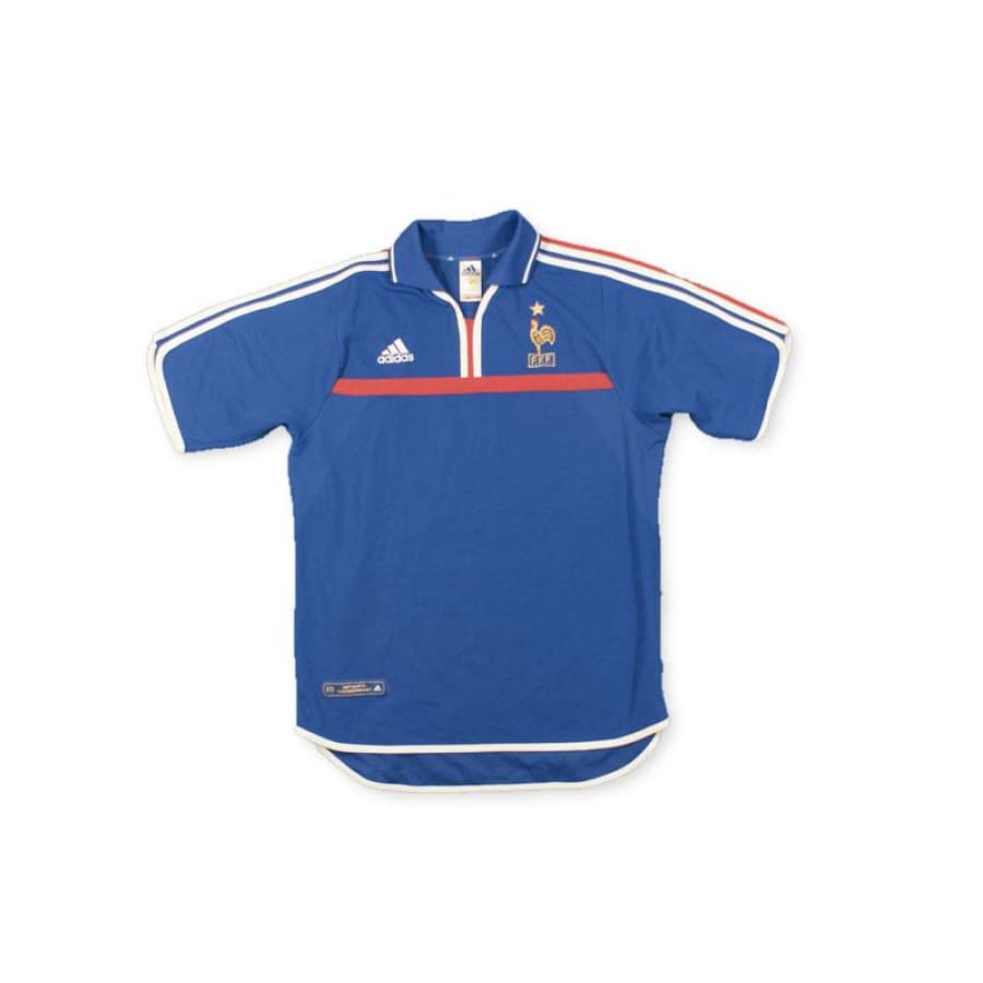 Maillot de foot retro Equipe de France n°10 ZIDANE 2000-2001 - Adidas - Equipe de France