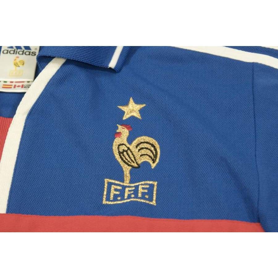 Maillot de foot retro Equipe de France n°10 ZIDANE 2000-2001 - Adidas - Equipe de France