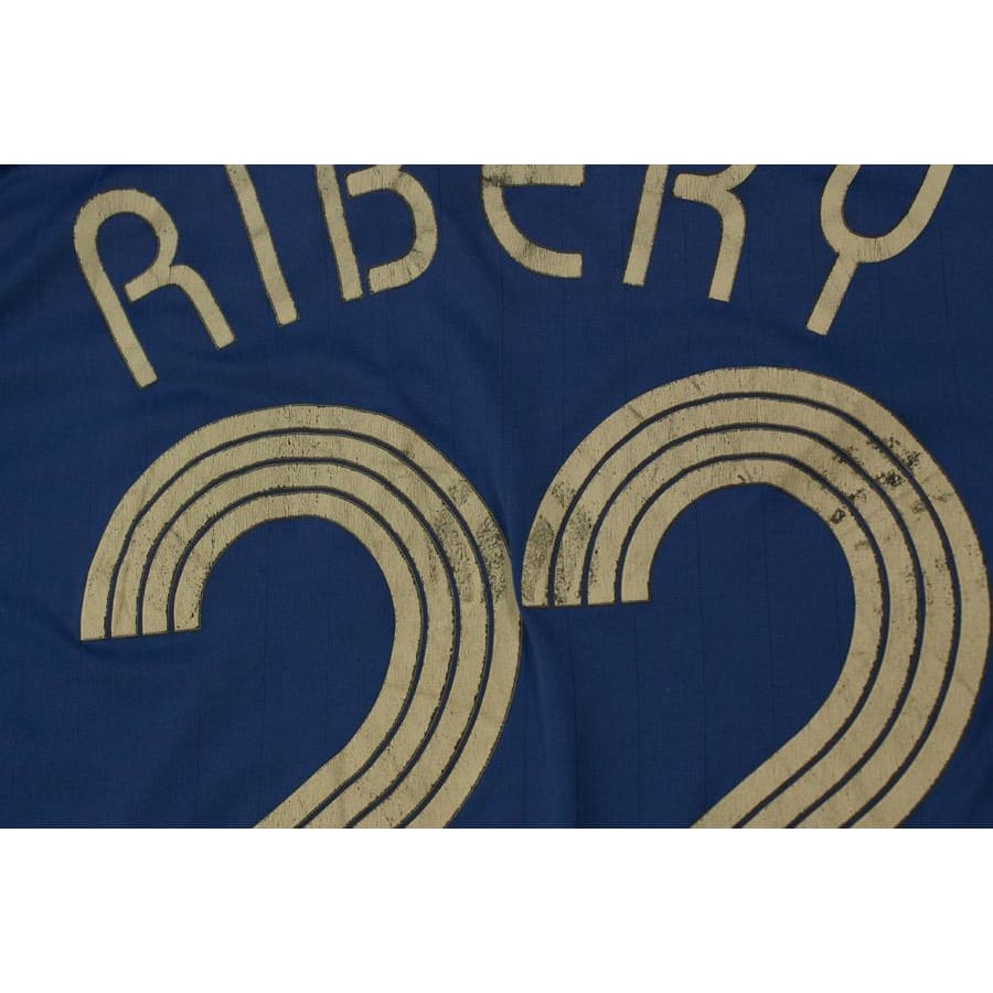 Maillot de foot retro Equipe de France N°22 RIBERY 2006-2007 - Adidas - Equipe de France