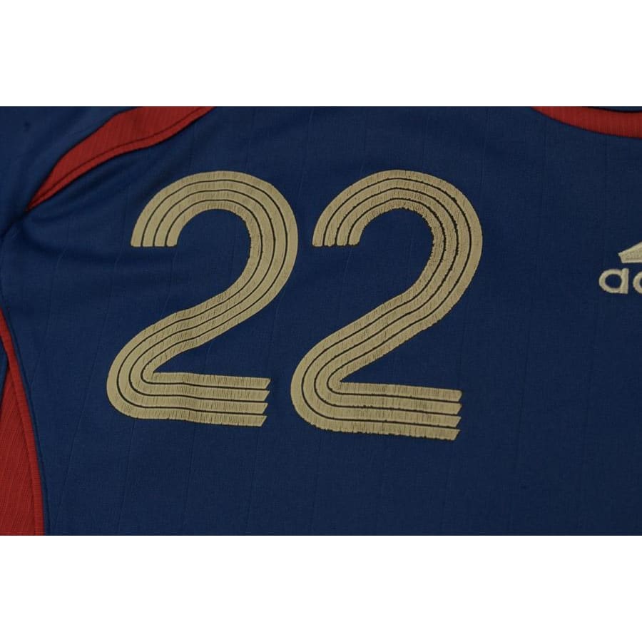 Maillot de foot retro Equipe de France N°22 RIBERY 2006-2007 - Adidas - Equipe de France