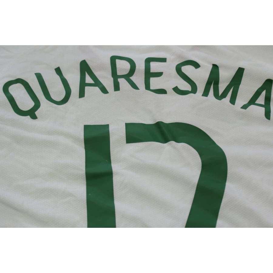 Maillot de foot rétro extérieur équipe du Portugal N°17 QUARESMA 2008-2009 - Nike - Portugal