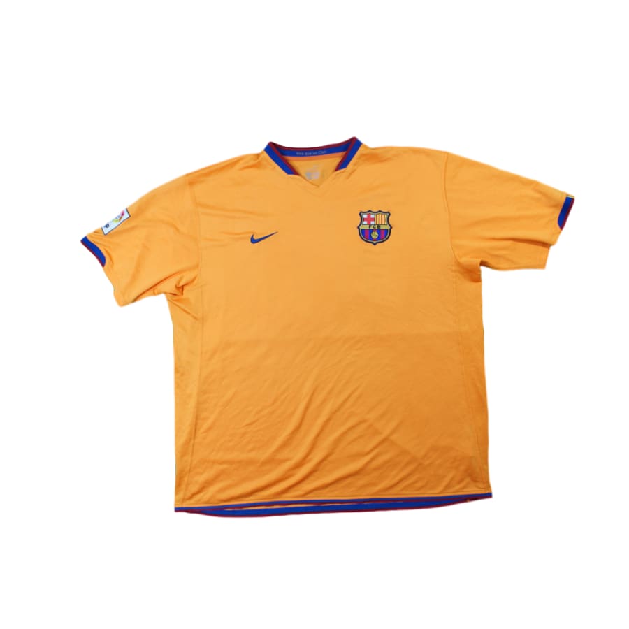 Maillot de foot rétro extérieur FC Barcelone N°10 RONALDINHO 2006-2007 - Nike - Barcelone